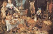 Pieter cornelisz van ryck Kitchen Scene (mk14), Frans Snyders